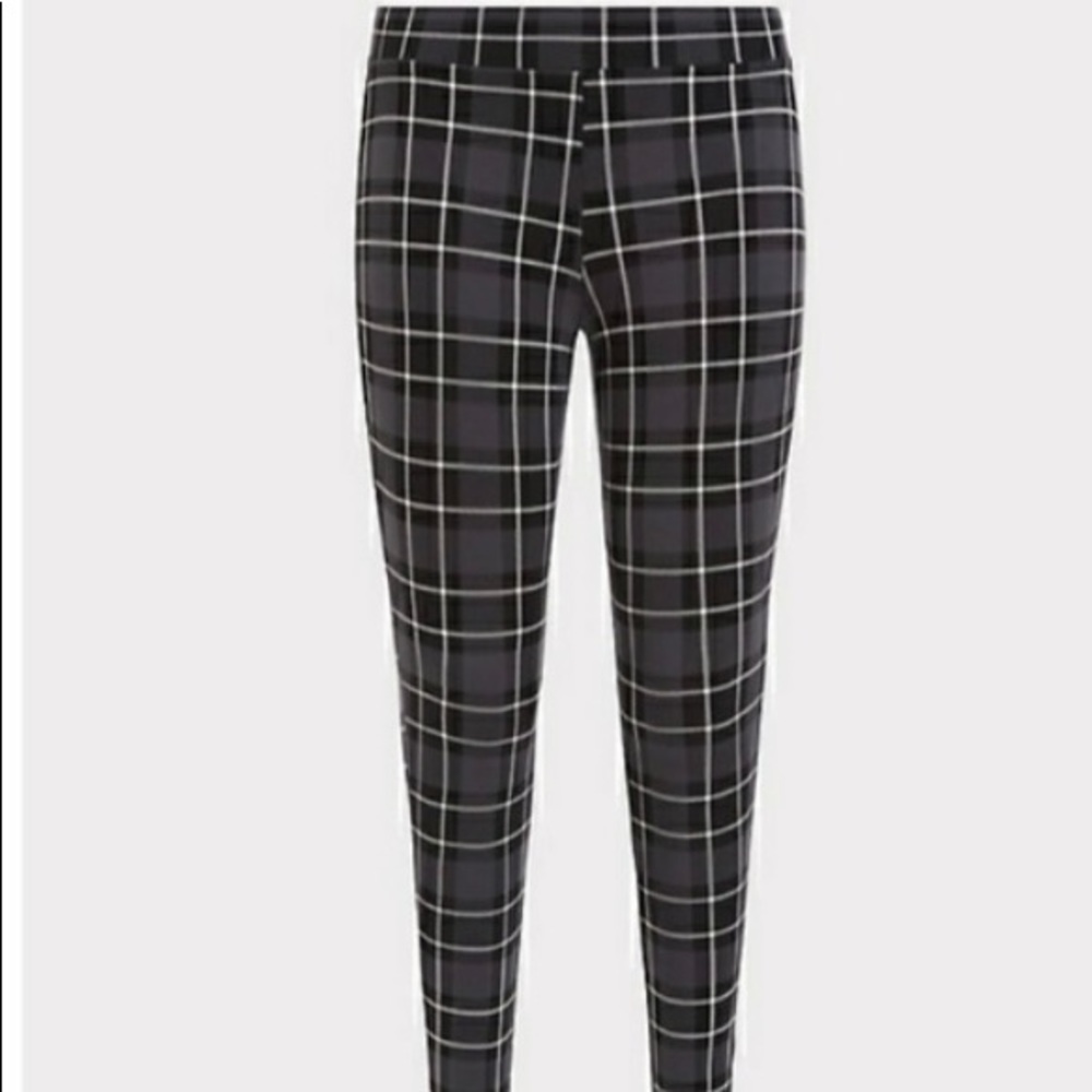 torrid Grey Plaid leggings 3x